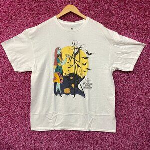 The Nightmare Before Christmas Jack and Sally T-Shirt Size Large